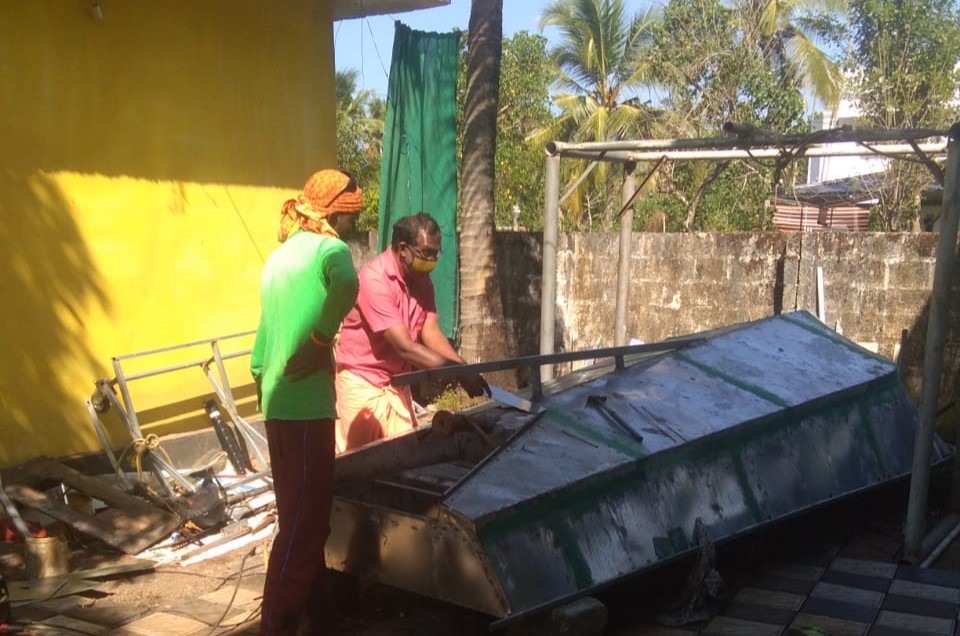 Propeller Shaft Fixing Process.